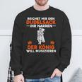 Bagpipe King Scotland Bagpipe S Sweatshirt Geschenke für alte Männer