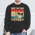 Best Cat Dad Ever Cat Sweatshirt Geschenke für alte Männer