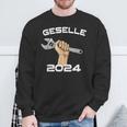 Bestandene Gesellenprüfung Gesellenbrief Azubi Geselle 2024 Sweatshirt Geschenke für alte Männer