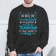 Beste Trainerin Der Welt Trainer Sweatshirt Geschenke für alte Männer