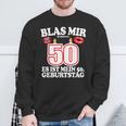 Blas Mir Die Kerzen Aus 50Th Birthday Man Sweatshirt Geschenke für alte Männer