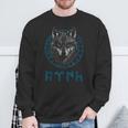 Bozkurt Wolf Ornament Göktürk Motif Turkish Style Sweatshirt Geschenke für alte Männer