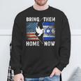 Bring Them Home Now Stand With Israel Israel America Flag Sweatshirt Gifts for Old Men