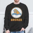 Bronze Prüfung Bestanden Swimming Badge Bronze Swimmer S Sweatshirt Geschenke für alte Männer