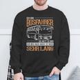 Busfahrer Weg Noch Lang Bus School Bus Line Bus Driver Sweatshirt Geschenke für alte Männer