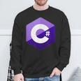 C C Sharp Programmer Sweatshirt Geschenke für alte Männer