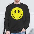 Camicia Coniso Sorriso Giallo Sveglio Felice Pace Sorridente Bambini Felpa Regalos para ancianos