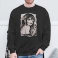 Camisa De Anime Gótica Creepy Horror Anime Manga Japonés Camisa de entrenamiento Regalos para ancianos