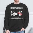 Car Mechanic Mechatronics Screwdriver Oil Evening Happy Sweatshirt Geschenke für alte Männer