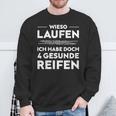 Car Mechatronics Mechanic 4 Tyres Sweatshirt Geschenke für alte Männer