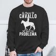 Cavalli Equitazione Sì Puzzo Di Cavallo No Non È Un Problema Felpa Regalos para ancianos