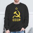 Cccp Ussr Communist Hammer And Sickle Red Sweatshirt Geschenke für alte Männer