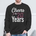 Cheers To 20 Years 20° Compleanno Nato Nel 2003 Felpa Regalos para ancianos