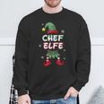 Chef Elf Christmas Outfit Partner Look Christmas Sweatshirt Geschenke für alte Männer