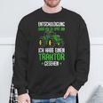 Children's Entschuldigung Das Ich Zu Late Tractor Sweatshirt Geschenke für alte Männer