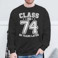 Class 74 50Th High School Alumni 50 Yrs 1974 College Reunion Sweatshirt Gifts for Old Men