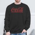 Coca-Cola Distressed Cursive Logo Sweatshirt Geschenke für alte Männer