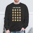 Colección De Muchos Emoticonos Divertidos Lindos Y Divertidos Camisa de entrenamiento Regalos para ancianos