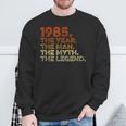 Compleanno Regalointage 1985 Year Man Myth Legend Felpa Regalos para ancianos