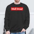 Con Logo Wall Street Box Felpa Regalos para ancianos