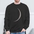 Con Luna Mezzaluna Invecchiata Idea Regalo Per L'astronomia Felpa Regalos para ancianos