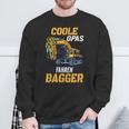 Coole Opas Fahren Bagger Digger Driver Grandpa Sweatshirt Geschenke für alte Männer