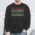 Croissants Lovers Sweatshirt Geschenke für alte Männer