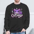 Cute Cat Nap Squad Felpa Regalos para ancianos