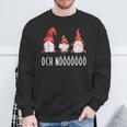 Cute Grumpy Christmas Xmas Gnome Slogan Sweatshirt Geschenke für alte Männer