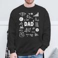 Dad Squared Second Time Dad Math Second Power Father Felpa Regalos para ancianos