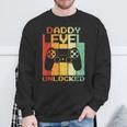 Daddy Level Unlocked Fathers Day ideo Gamer Dad To Be Felpa Regalos para ancianos