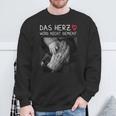 Das Herz Wird Nicht Dement S Sweatshirt Geschenke für alte Männer