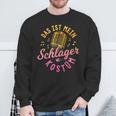 Das Ist Mein Schlager Costume Sweatshirt Geschenke für alte Männer