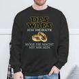 Das Wars Junggesellenabschied Jga Bachelor Man Sweatshirt Geschenke für alte Männer