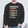 Der Perfekte Tag Zockenideospieler Gamer Gamer Sweatshirt Geschenke für alte Männer