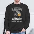 'Der Teufel Flüsterte Mir Ich Werde Dich Hold' Sweatshirt Geschenke für alte Männer