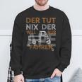 Der Tut Nix Will Nur Ape 50 Fahren I Ape Tm Saying Ape Sweatshirt Geschenke für alte Männer