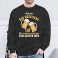 Der Ugly Heiratet Wir Saufen Jga Stag Party S Sweatshirt Geschenke für alte Männer