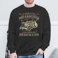 Die Wichtiger Der Mitarbeiter Die Große Der Dienwagen Sweatshirt Geschenke für alte Männer