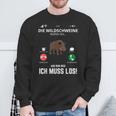 Die Wildschweine Jagd Wildboar Deer Outfit For Hunter Sweatshirt Geschenke für alte Männer