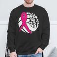 Dig For Cure Pink Ribbon Volleyball Breast Cancer Awareness Sweatshirt Gifts for Old Men
