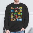 Digger Boy Fahrzeuge Baustelle Kinder Sweatshirt Geschenke für alte Männer