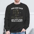 Dio Ha Detto E Poi C'era Luce Maxwell Equazione Math Geek Felpa Regalos para ancianos