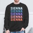 Divertido Regalo Nombre Sienna Personalizado Primer Nombre Camisa de entrenamiento Regalos para ancianos