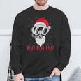 Diving Santa Claus H2o H2o H2o Xmas Diving Sweatshirt Geschenke für alte Männer