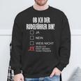 Dog Holder Ob Ich Der Rudelführer Bin I'm The Rudelführer Bin Sweatshirt Geschenke für alte Männer