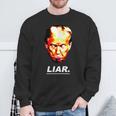 Donald Trump Liar Anti Trump Sweatshirt Geschenke für alte Männer