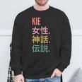 Donna Japanese First Name Kie Con Collo A Felpa Regalos para ancianos