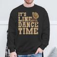 Donna Line Dance Stivali Western Country It's Line Dance Time Con Collo A Felpa Regalos para ancianos
