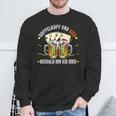 Doppelkopf And Bier Deshalb Bin Ich Hier Doppelkopf Sweatshirt Geschenke für alte Männer